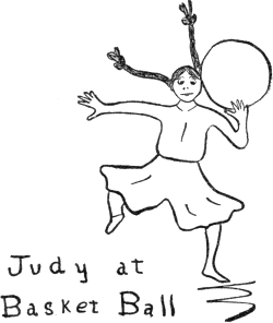 Judy at Basket Ball